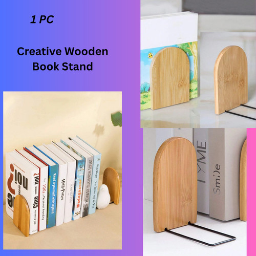 Bookends natural bamboo - natural,