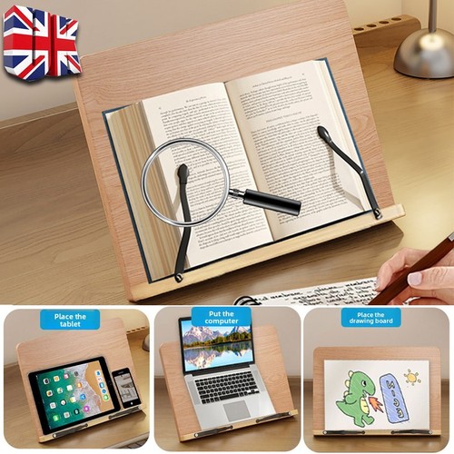 Wooden reading stand - wooden,