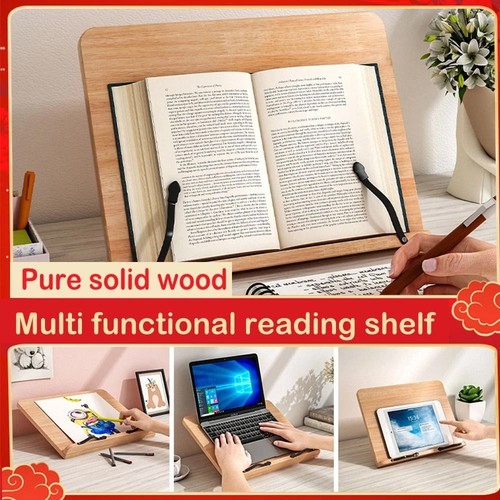 Wooden adjustable reading - adjustable,