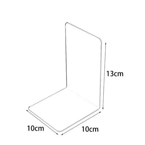 Transparent acrylic bookend - acrylic,