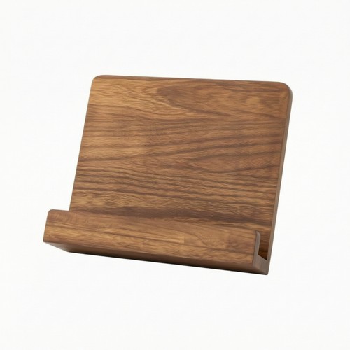 Wooden book stand compact - wooden,