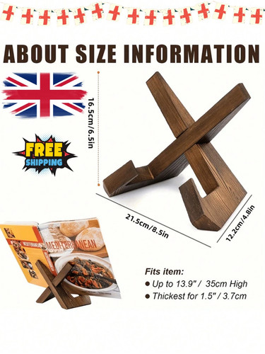 Recipe book stand - book,