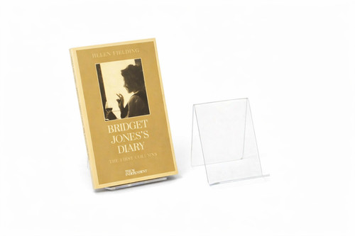 Clear acrylic book - clear, stand