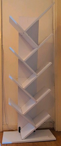 White floor standing - white, book