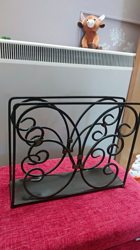Black metal decorative - black,