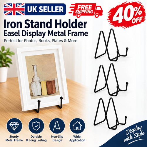 Iron stand holder - holder, easel