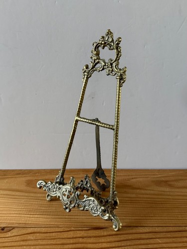 Vintage brass metal - book, stand