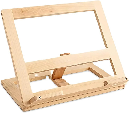 Wooden recipe book - book, stand