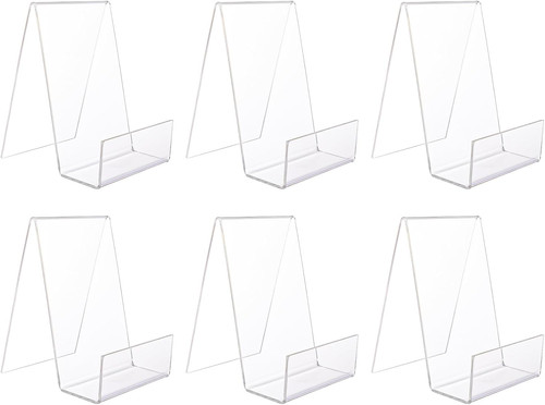 6pcs clear acrylic book - clear,